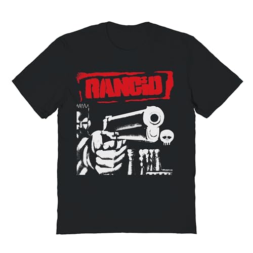 Amazon.com: Rancid Band T Shirt Big Gun Adult Black Short Sleeve